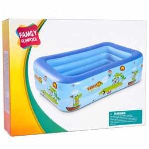 48324  - 6FT RECTANGLE INFLATABLE SWIMMING POOL 80887