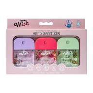 58276  - 1.2OZ 3PK WISH LIQUID HAND SANITIZER SPRAY